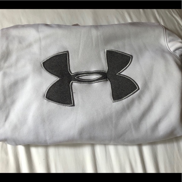 White Under Armour hoodie - Picture 1 of 10